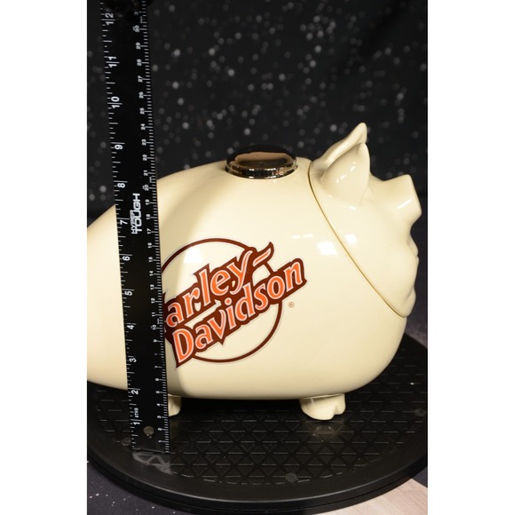 Vintage RARE Harley Davidson HOG 1984 McCoy Hog Cookie Jar "Harley Hog" - Picture 7 of 8